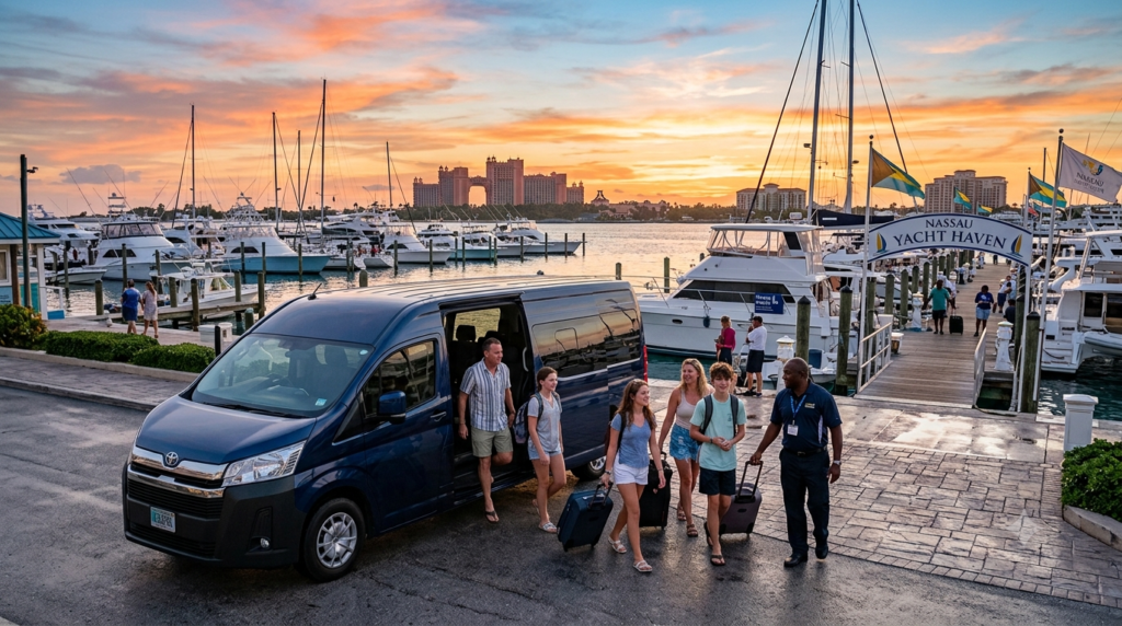 Nassau airport to marina transfer